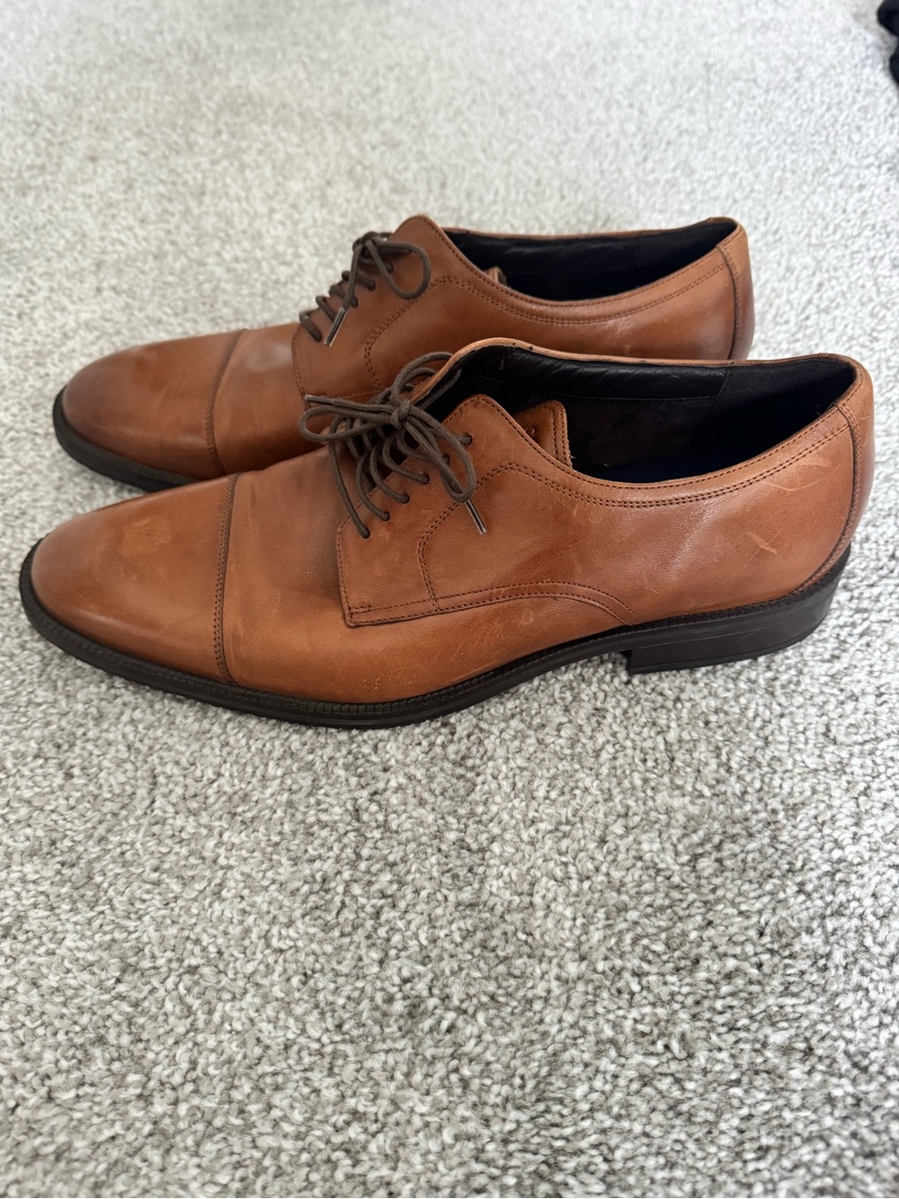 Cole Haan Modern Essentials Cap Toe Oxford C34138 British Tan Men’s 10.5